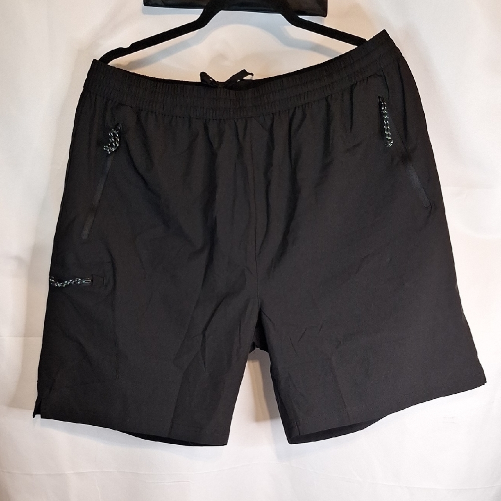 OutdoorSports Black Drawstring Shorts